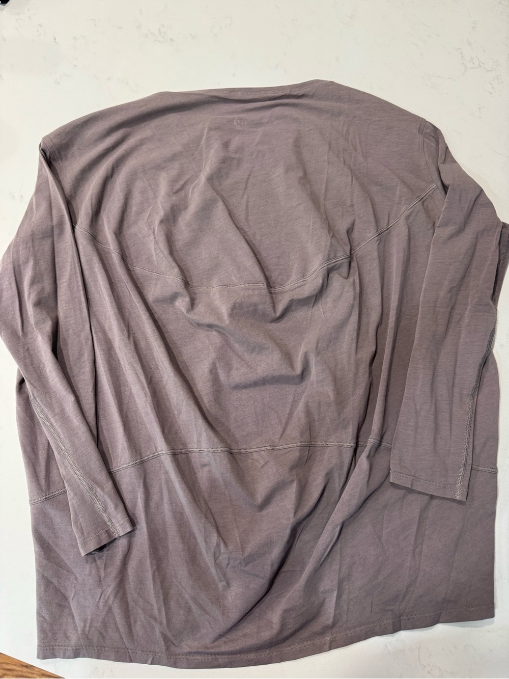lululemon athletica Women's Long-Sleeve Crewneck in Dusty Mauve - Back in Action - Picture 2 of 3